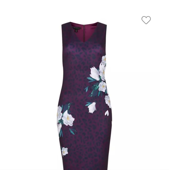 Ted Baker Toriiy Wilderness Print Dress NwT - Picture 1 of 6